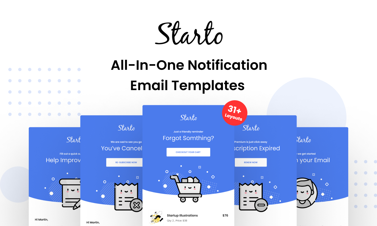 Starto Notification Email Template