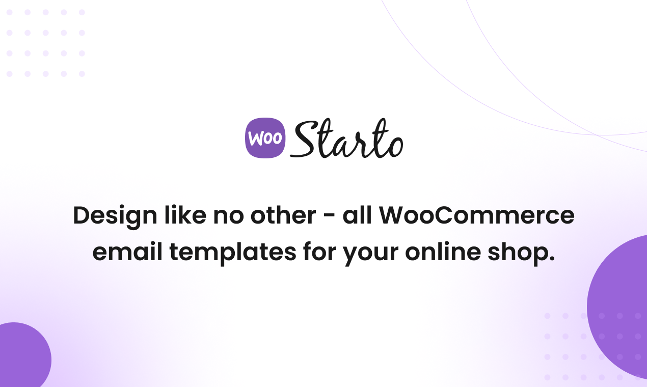 Starto WooCommerce Email Template