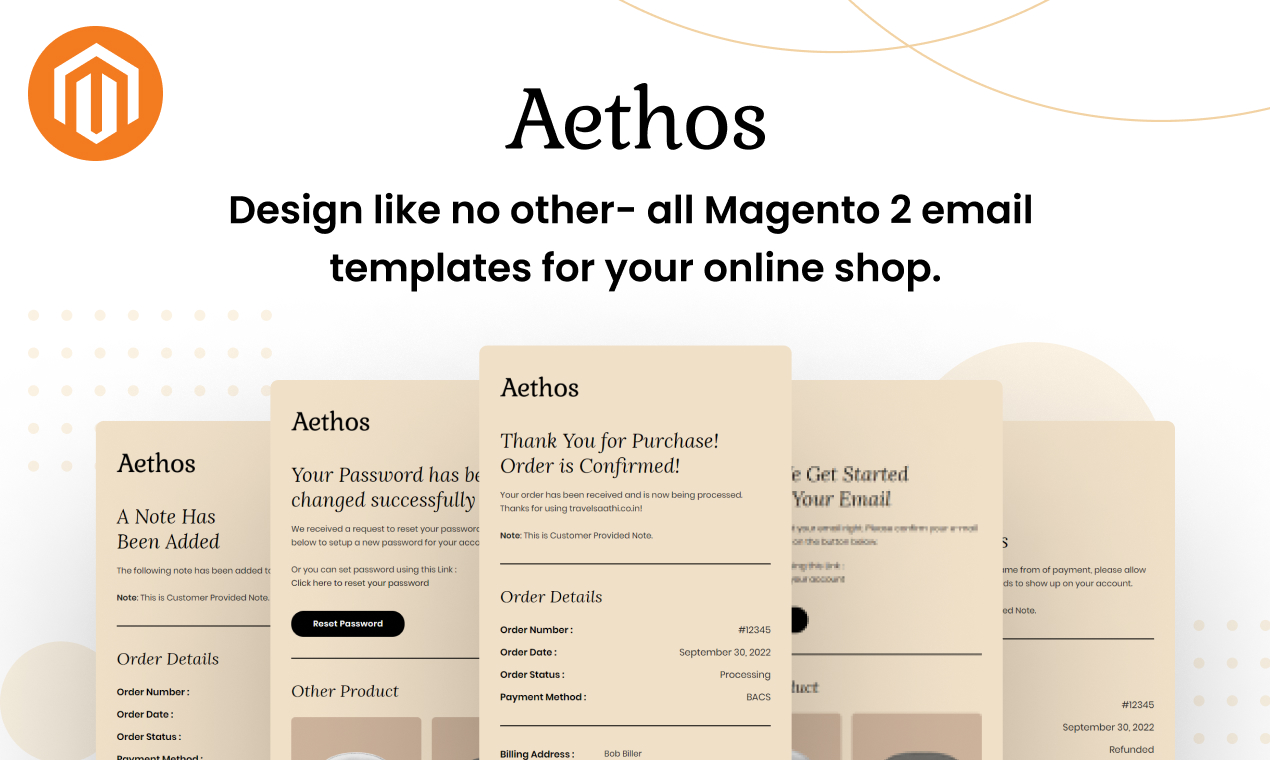 Aethos Magento Email Template